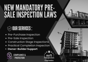 Licensed building inspectors performing thorough structural analysis according to new mandatory pre-sale inspection laws 2026