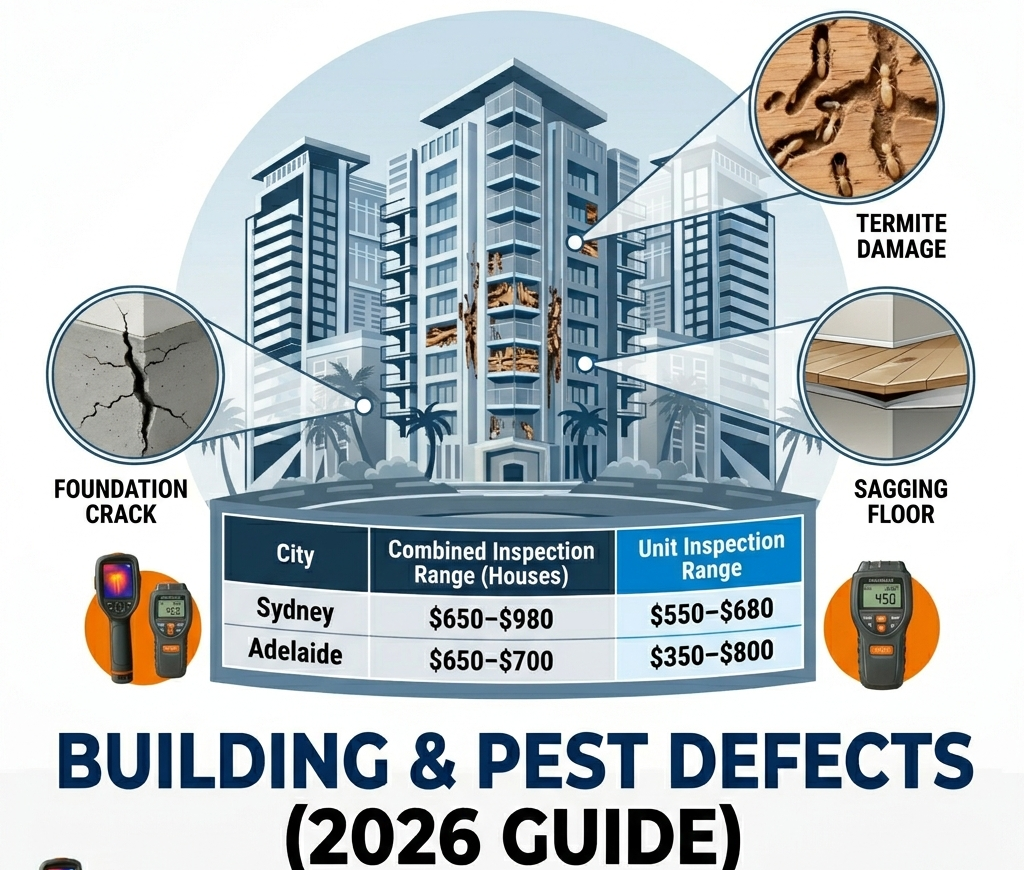Professional building inspector thoroughly examining a residential property for structural safety and pest issues