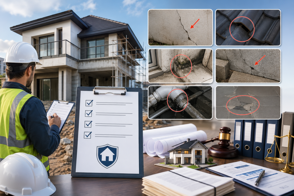 real-world-costs-skipping-building-inspection A close-up of expensive structural wall cracks and moisture damage requiring costly repairs due to a skipped pre-purchase property inspection.